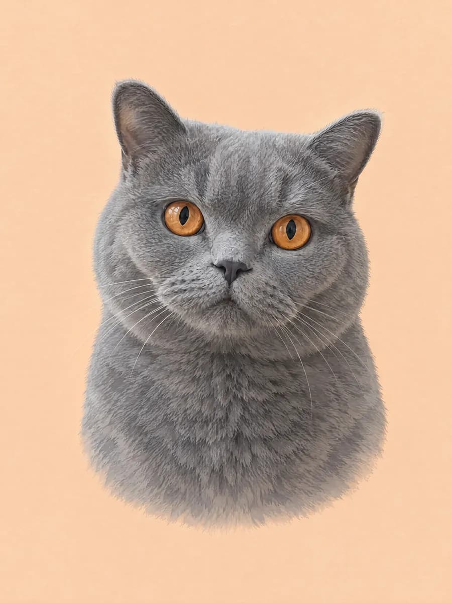 Galleria Minimal · Milo — Esempio di ritratto di animale in stile Galleria Minimal
