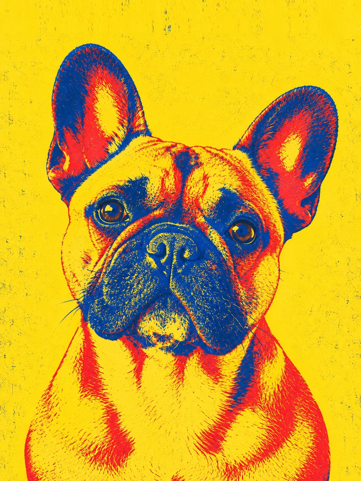 Pop Art — Tramas atrevidas, bloques de color vibrantes y una energía lúdica de galería.